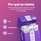 Enjuague bucal violeta
