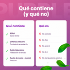 Enjuague bucal violeta