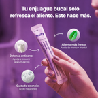 Enjuague bucal violeta