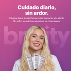 Enjuague bucal violeta
